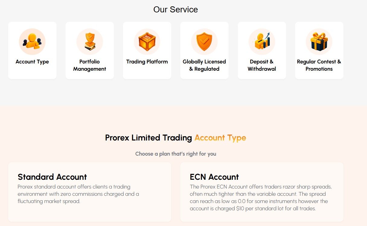 Prorex account